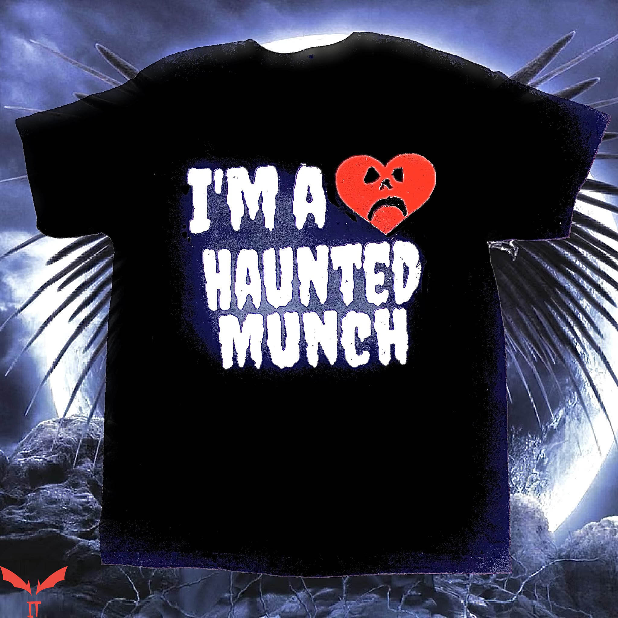 Ghost Mountain T-Shirt Haunted Munch Haunted Mound Ghost Mountain T-Shirt Haunted Munch Haunted Mound