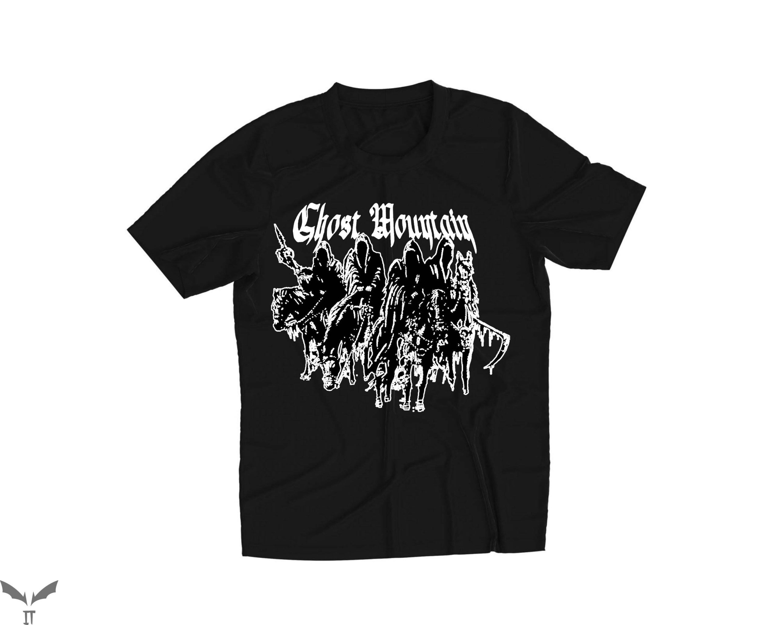 Ghost Mountain T-Shirt Logo Haunted Mound Sematary Ghost Mountain T-Shirt Logo Haunted Mound Sematary