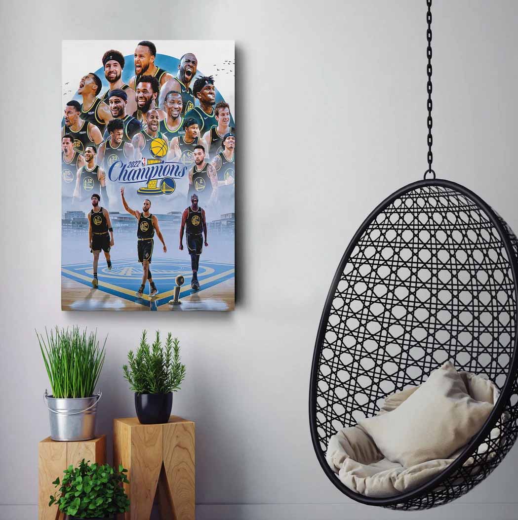 Golden State Warriors NBA Champions Winner Team Squad Poster Golden State Warriors NBA Champions Winner Team Squad Poster