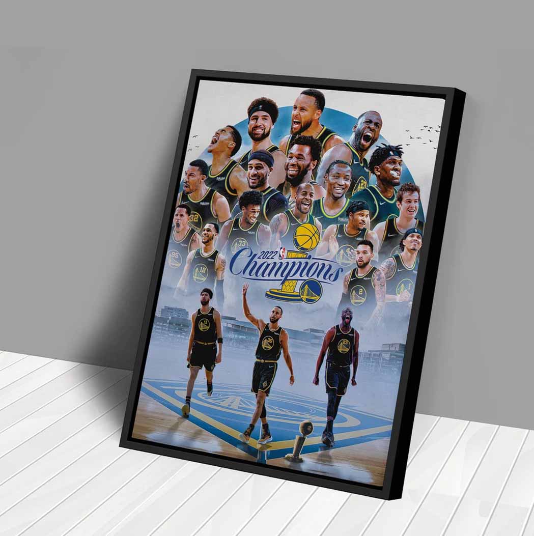 Golden State Warriors NBA Champions Winner Team Squad Poster Golden State Warriors NBA Champions Winner Team Squad Poster