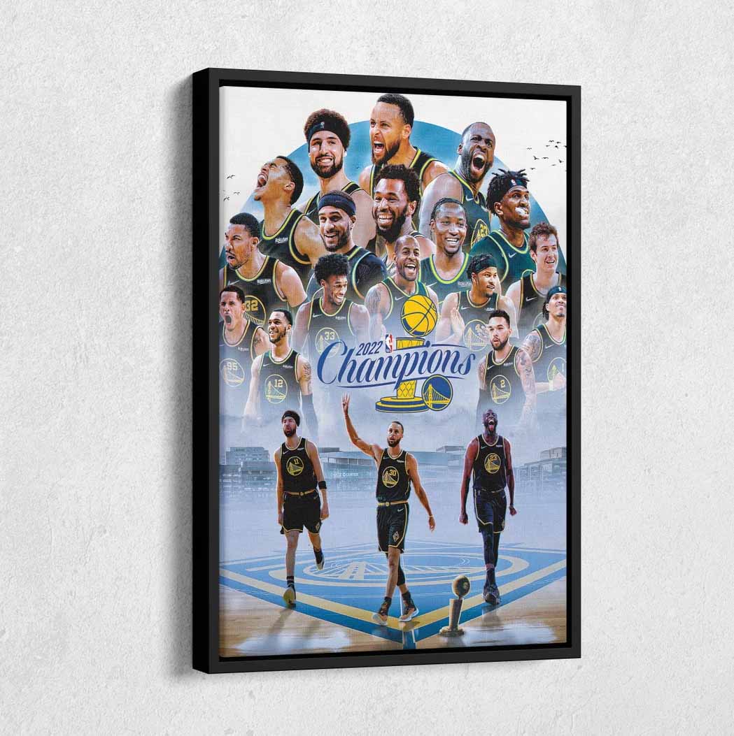 Golden State Warriors NBA Champions Winner Team Squad Poster Golden State Warriors NBA Champions Winner Team Squad Poster