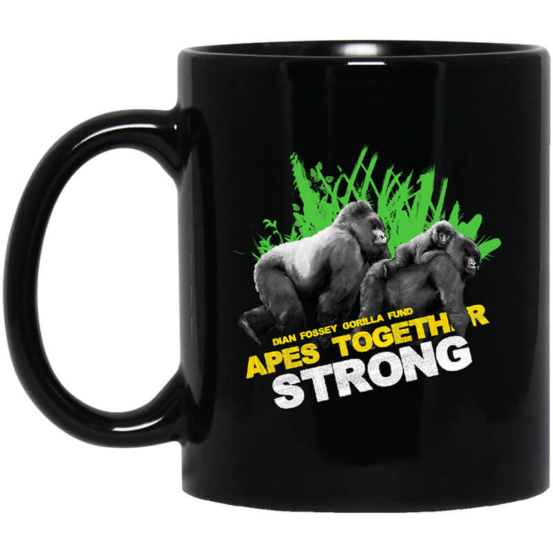 Gorilla Dian Fossey Gorilla Fund Apes Together Strong Mug Gorilla Dian Fossey Gorilla Fund Apes Together Strong Mug