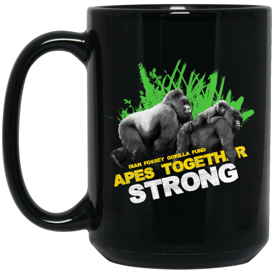 Gorilla Dian Fossey Gorilla Fund Apes Together Strong Mug Gorilla Dian Fossey Gorilla Fund Apes Together Strong Mug