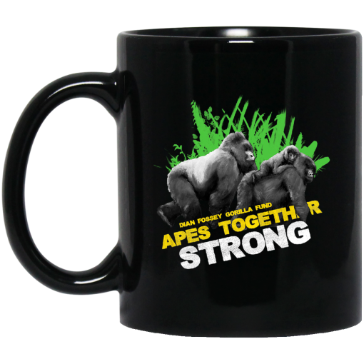 Gorilla Dian Fossey Gorilla Fund Apes Together Strong Mug Gorilla Dian Fossey Gorilla Fund Apes Together Strong Mug