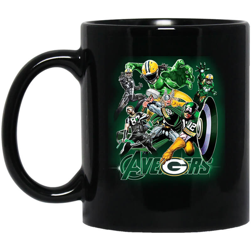 Green Bay Packers Tie Dye The Avengers Mug Green Bay Packers Tie Dye The Avengers Mug