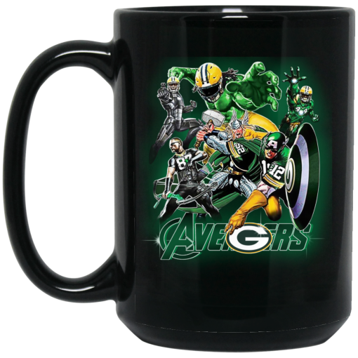 Green Bay Packers Tie Dye The Avengers Mug Green Bay Packers Tie Dye The Avengers Mug