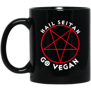 Hail Seitan Go Vegan Mug 3