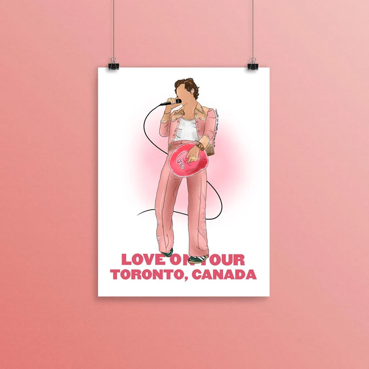 Harry Love on Tour Toronto Canada Best Poster Harry Love on Tour Toronto Canada Best Poster