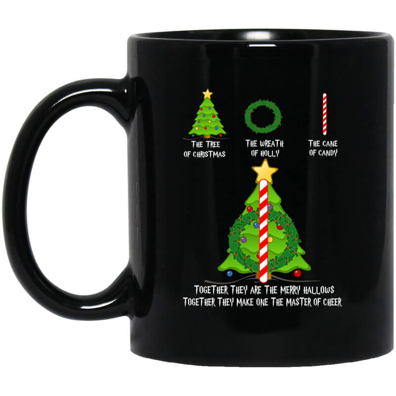 Harry Potter The Tree Of Christmas The Wreath Of Holly The Cane Of Candy Mug Harry Potter The Tree Of Christmas The Wreath Of Holly The Cane Of Candy Mug