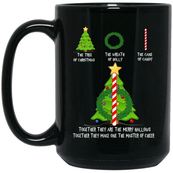 Harry Potter The Tree Of Christmas The Wreath Of Holly The Cane Of Candy Mug