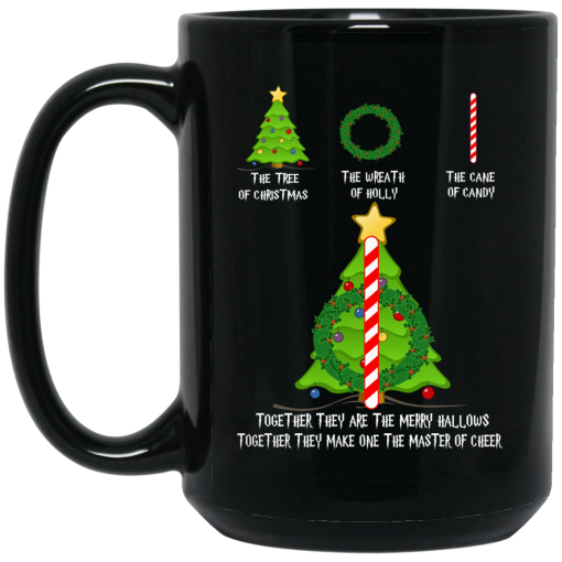 Harry Potter The Tree Of Christmas The Wreath Of Holly The Cane Of Candy Mug Harry Potter The Tree Of Christmas The Wreath Of Holly The Cane Of Candy Mug