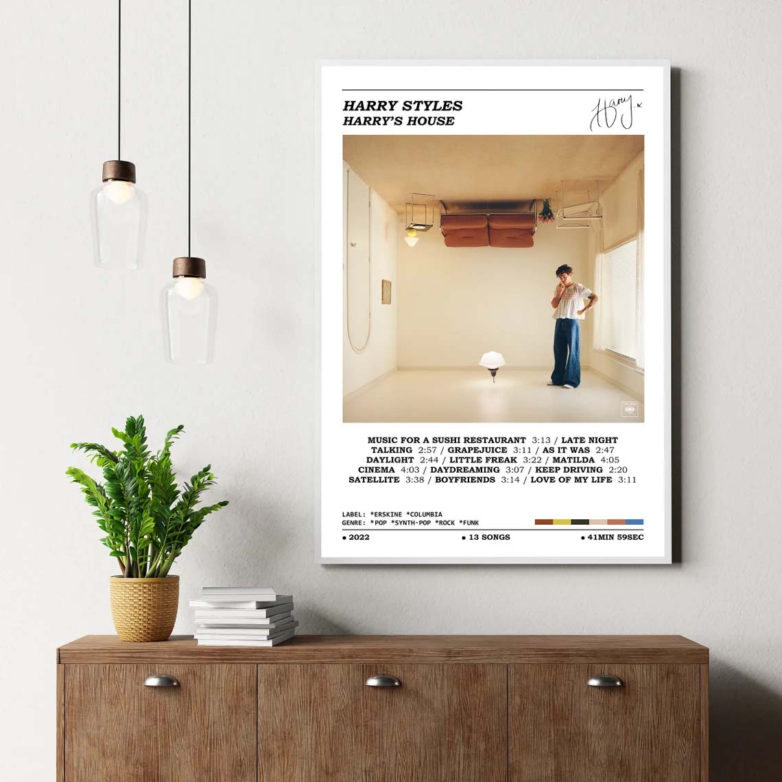 Harry Styles - Harry's House Album Poster Harry Styles - Harry's House Album Poster