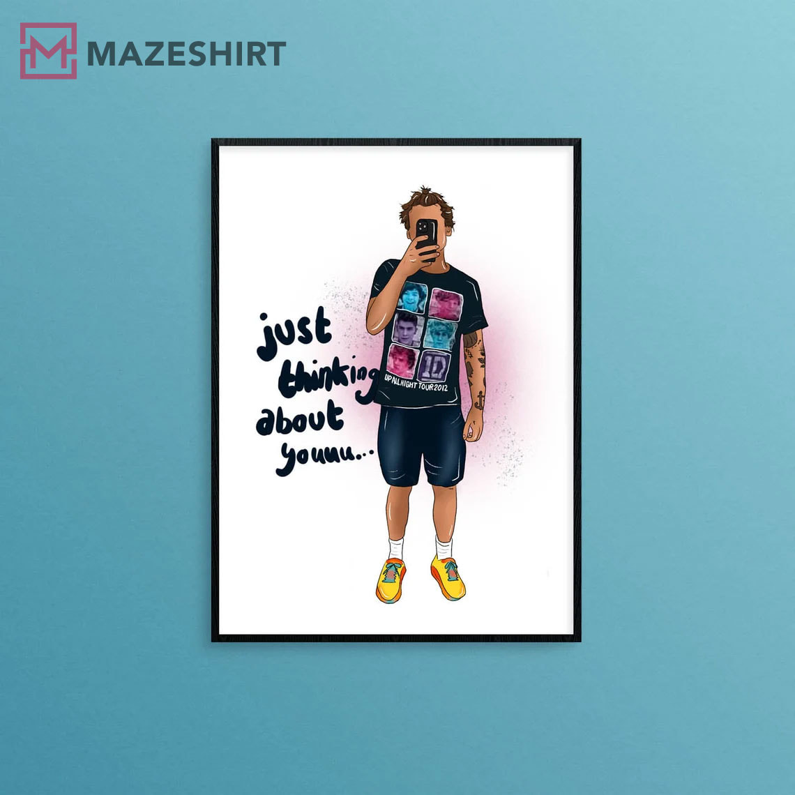 Harry Styles Just Thinking About You Poster Harry Styles Just Thinking About You Poster