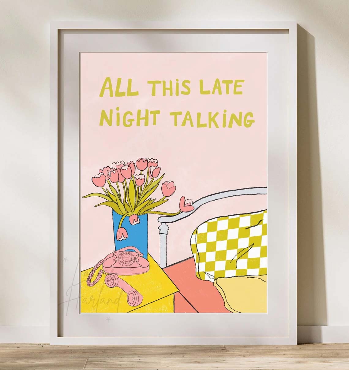 Harry Styles Late Night Talking Gift Poster Harry Styles Late Night Talking Gift Poster