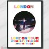 Harry Styles London Love On Poster