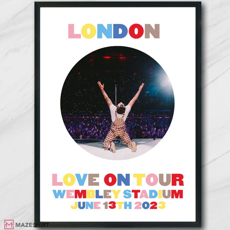 Harry Styles Love On Tour 2023 Harry House Gift For Fan Poster Harry Styles Love On Tour 2023 Harry House Gift For Fan Poster