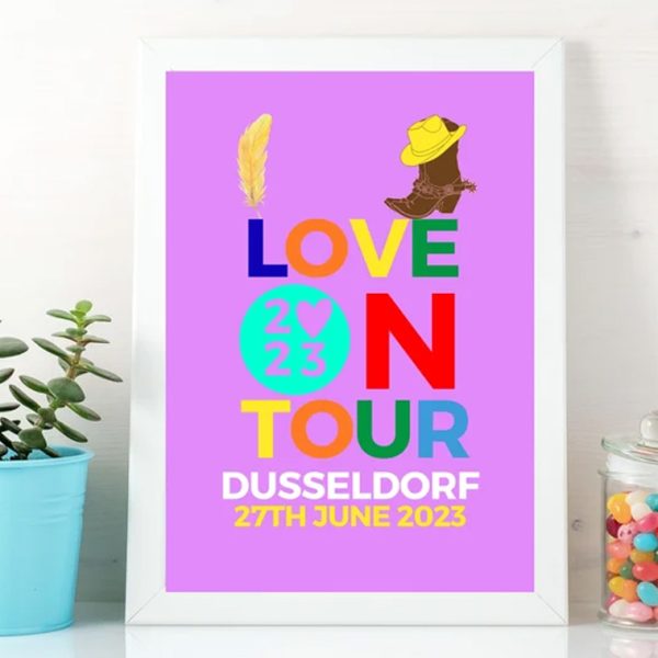 Harry Styles Love On Tour 2023 Trending Best Poster