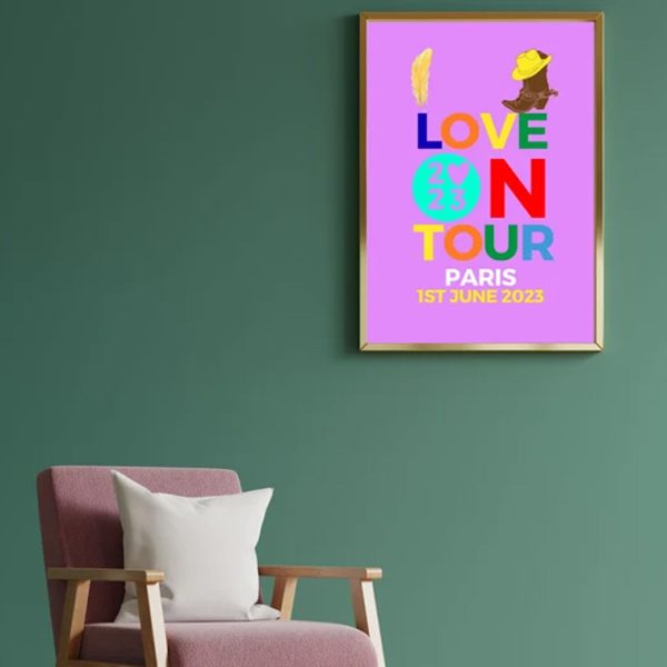 Harry Styles Love On Tour 2023 Trending Best Poster