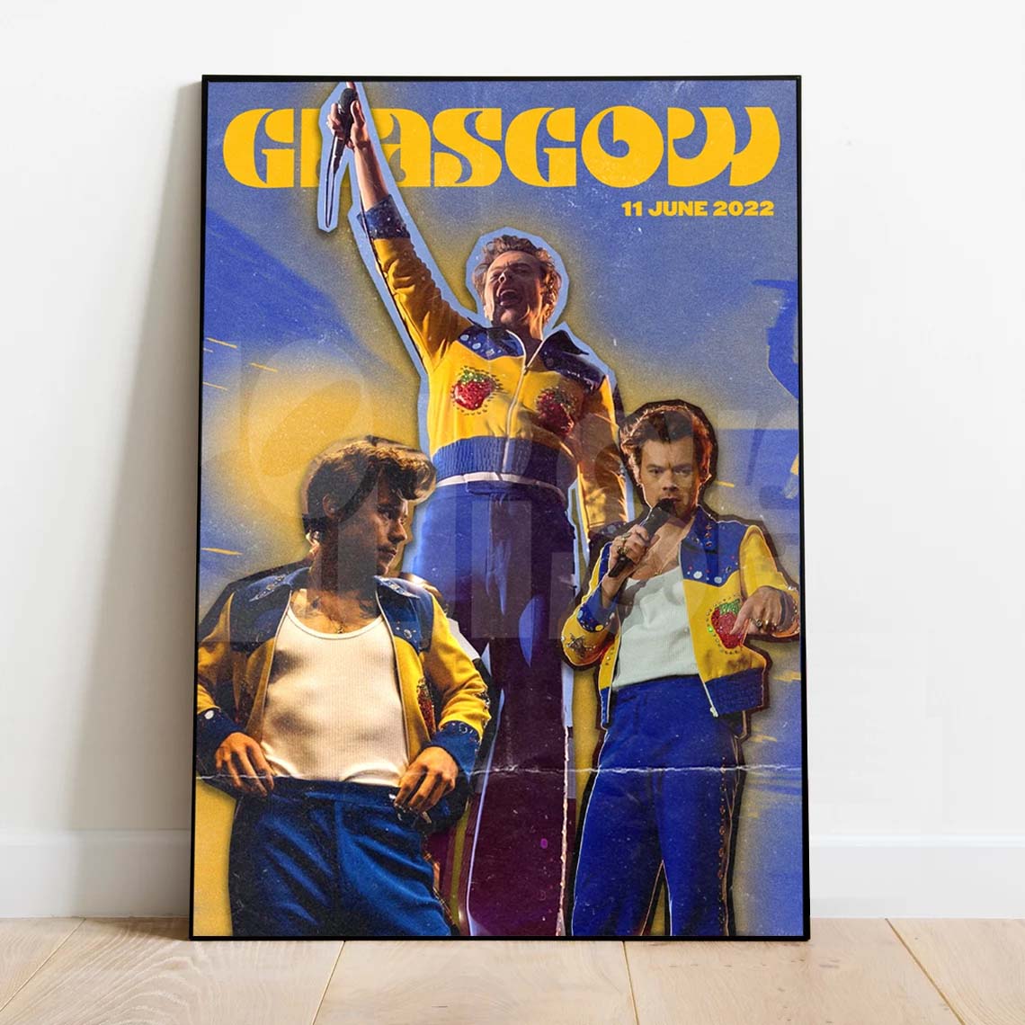Harry Styles Love On Tour Glasgow Scotland Poster Harry Styles Love On Tour Glasgow Scotland Poster