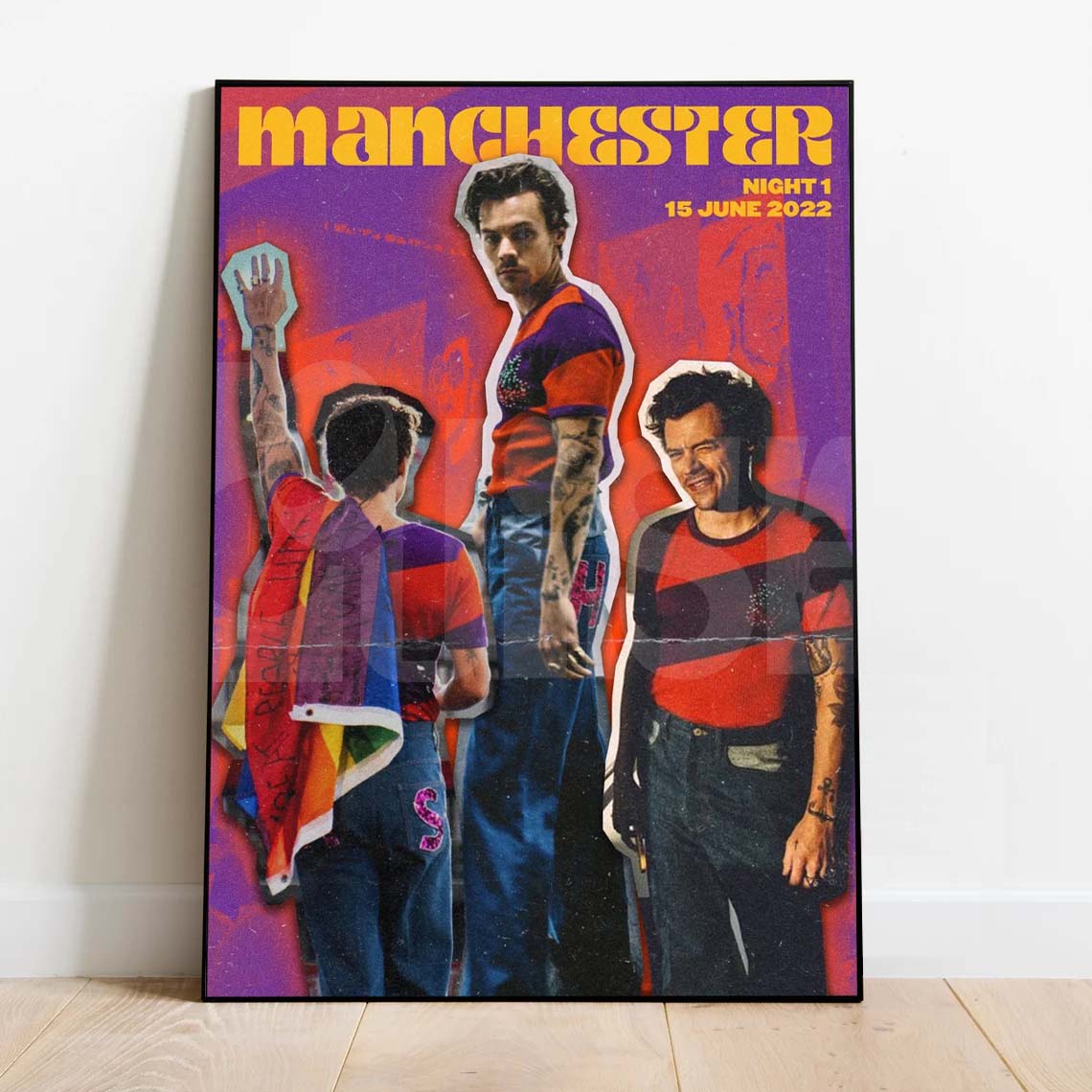 Harry Styles Love On Tour Manchester England Night 1 Poster Harry Styles Love On Tour Manchester England Night 1 Poster
