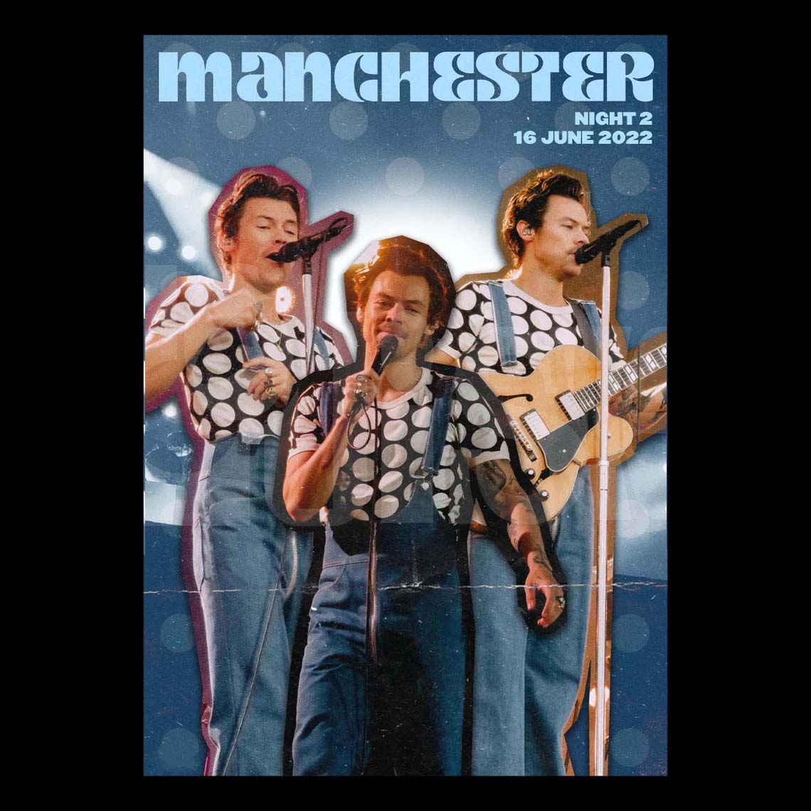 Harry Styles Love On Tour Manchester Night 2 Poster Harry Styles Love On Tour Manchester Night 2 Poster