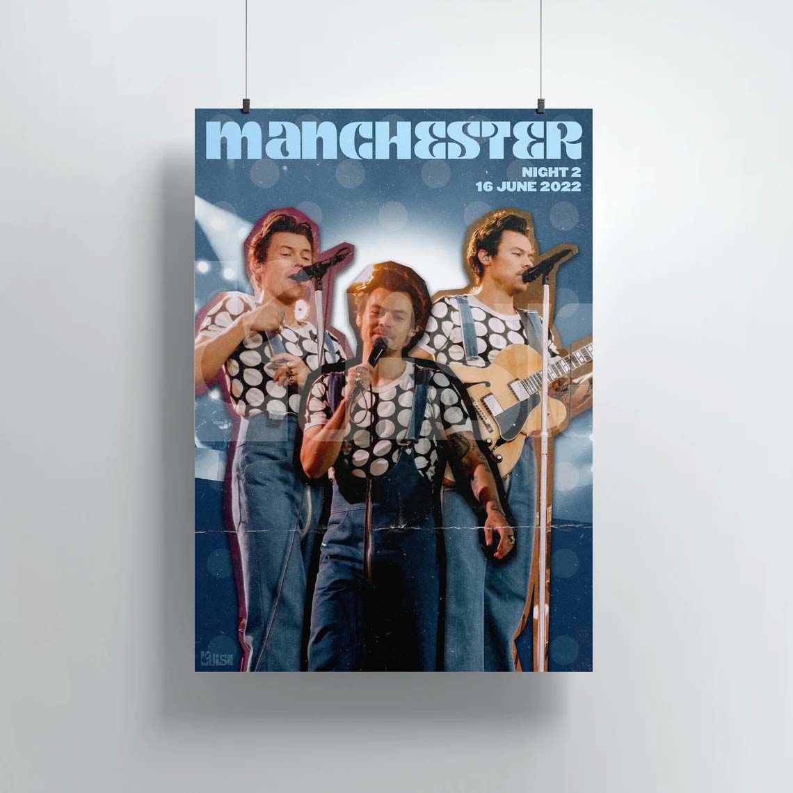Harry Styles Love On Tour Manchester Night 2 Poster Harry Styles Love On Tour Manchester Night 2 Poster