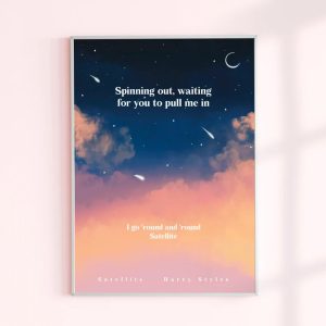 Harry Styles Satellite Lyrics Poster 3