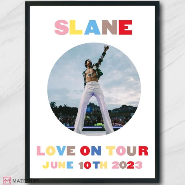 Harry Styles Slane Love On Tour 2023 Gift For Fan Poster Harry Styles Slane Love On Tour 2023 Gift For Fan Poster
