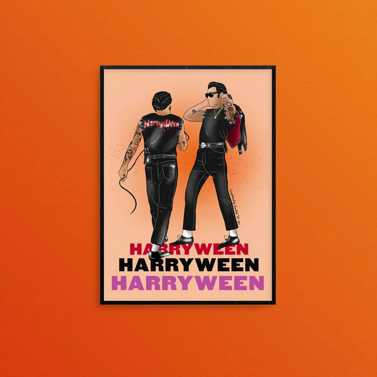 Harryween 2022 Harry Styles Halloween Best Poster Harryween 2022 Harry Styles Halloween Best Poster