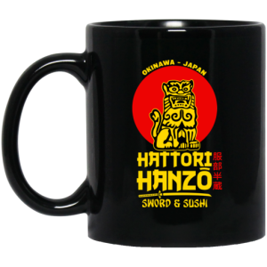 Hattori Hanzo Sword Sushi Okinawa Japan Mug 3