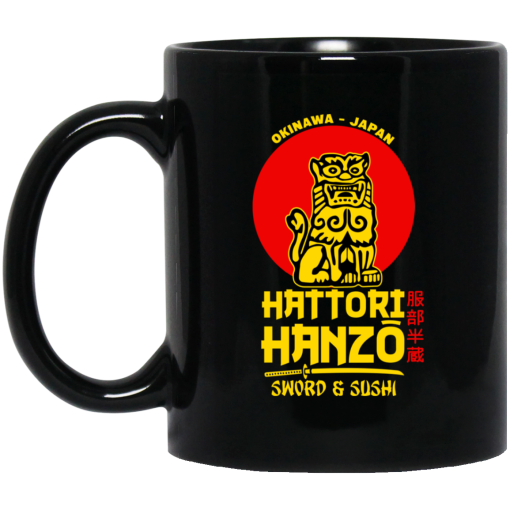 Hattori Hanzo Sword & Sushi Okinawa Japan Mug Hattori Hanzo Sword & Sushi Okinawa Japan Mug