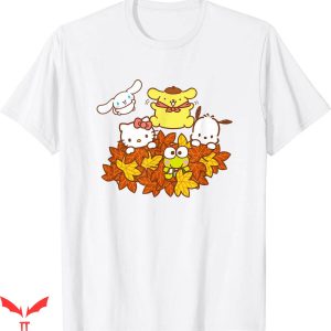 Hello Kitty And Friends T-shirt Pile of Autumn Leaves Shirt