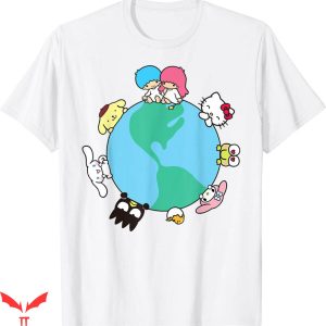 Hello Kitty And Friends T-shirt Sanrio Earth T-shirt