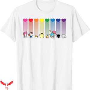 Hello Kitty And Friends T-shirt Sanrio Rainbow T-shirt