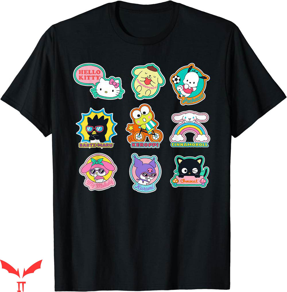 Hello Kitty And Friends T-shirt Supercute Stickers T-shirt Hello Kitty And Friends T-shirt Supercute Stickers T-shirt