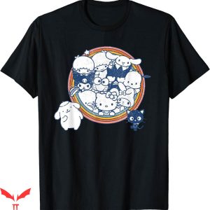 Hello Kitty And Friends T-shirt Vintage Rainbow Circle Shirt