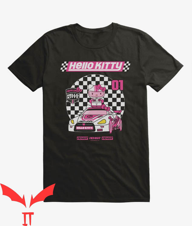 Hello Kitty Tokyo Speed T-shirt Race Car Tokyo Speed Hello Kitty Tokyo Speed T-shirt Race Car Tokyo Speed