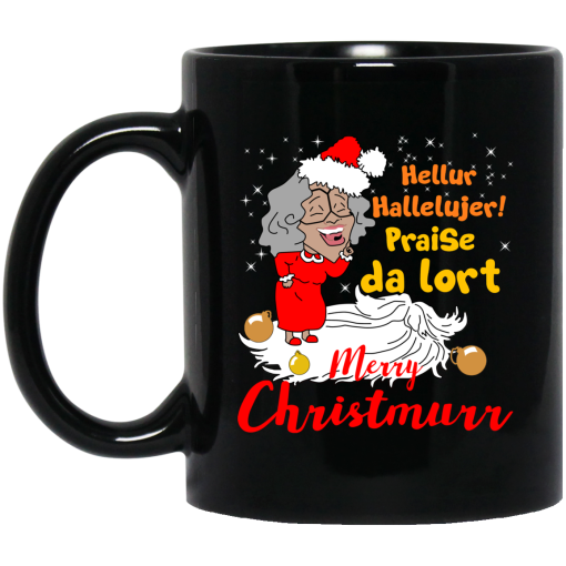 Hellur Hallelujer Praise Da Lort Merry Christmas Mug Hellur Hallelujer Praise Da Lort Merry Christmas Mug