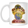 Hippie Eat Mushrooms See The Universe White Mug