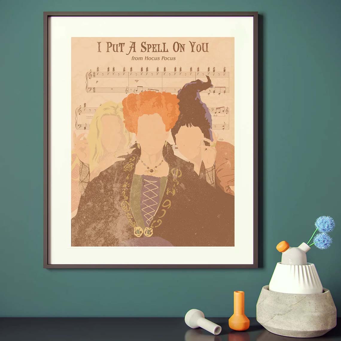 Hocus Pocus I Put A Spell On You Music Poster Hocus Pocus I Put A Spell On You Music Poster