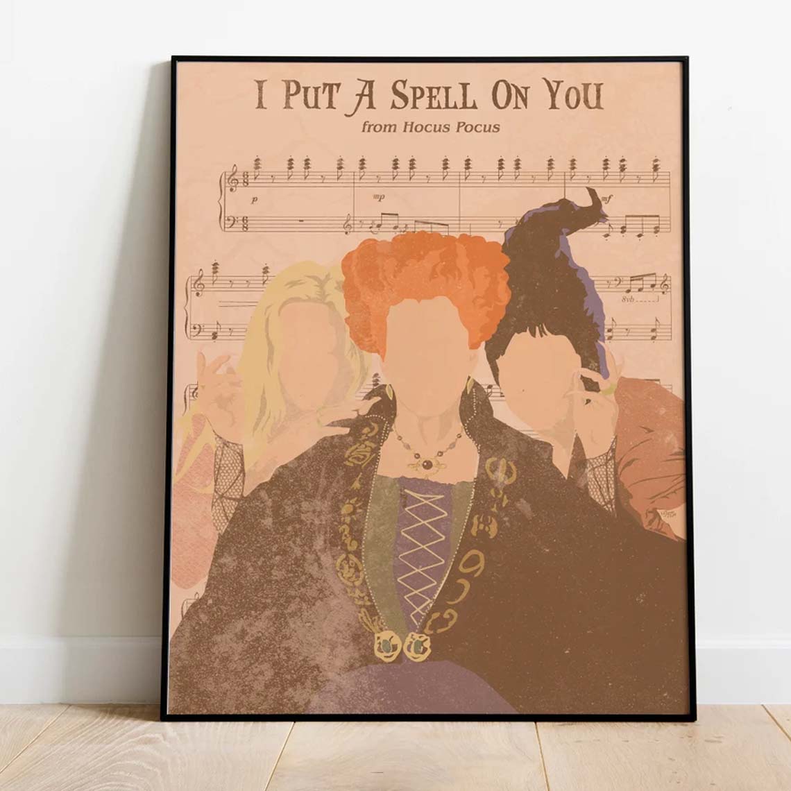 Hocus Pocus I Put A Spell On You Music Poster Hocus Pocus I Put A Spell On You Music Poster