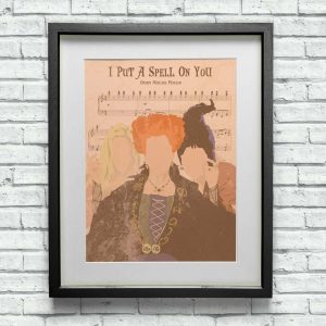 Hocus Pocus I Put A Spell On You Music Poster 3