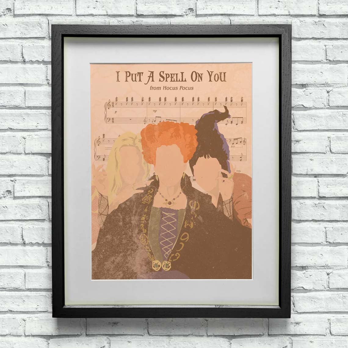 Hocus Pocus I Put A Spell On You Music Poster Hocus Pocus I Put A Spell On You Music Poster