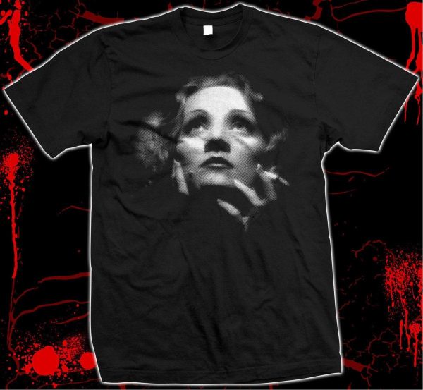 Hollywood Famous Actress Marlene Dietrich Vintage T-shirt – Apparel, Mug, Home Decor – Perfect Gift For Everyone