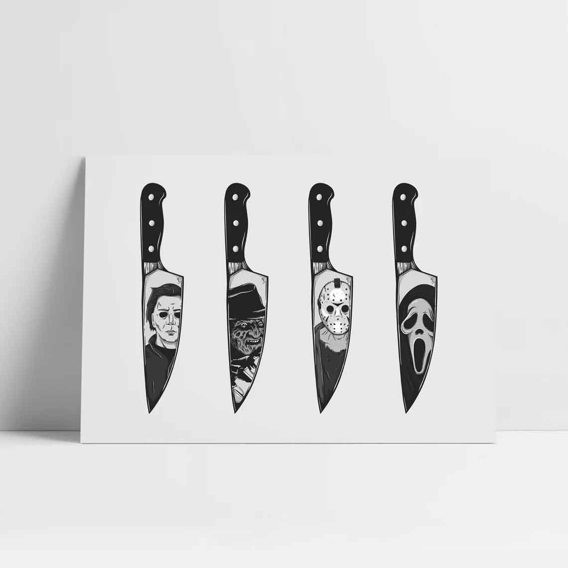 Horror Knives I Print Best Poster Horror Knives I Print Best Poster