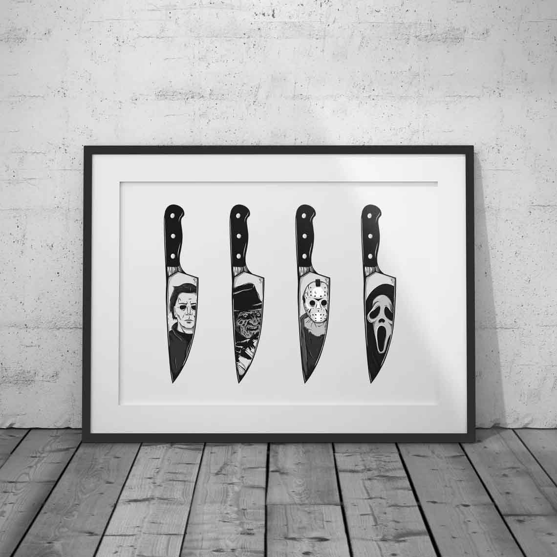 Horror Knives I Print Best Poster Horror Knives I Print Best Poster