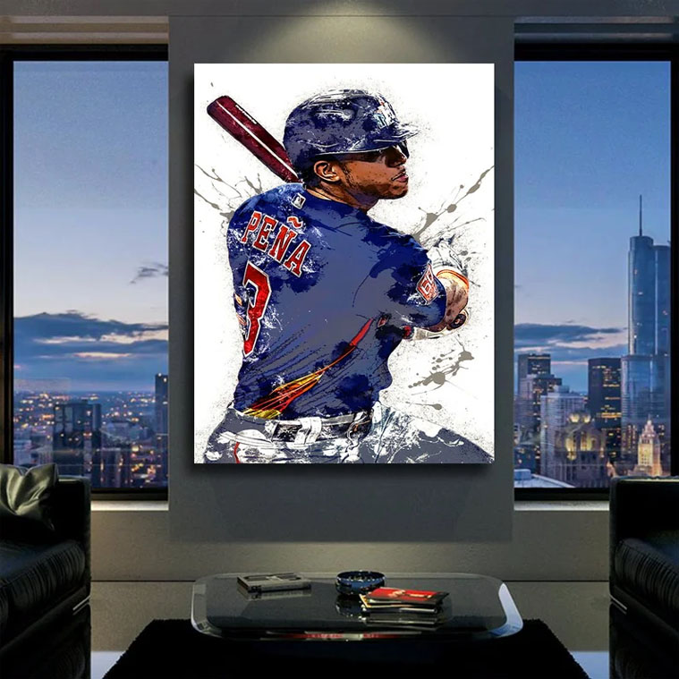Houston Astros Professional Player Jeremy Pena Poster Houston Astros Professional Player Jeremy Pena Poster