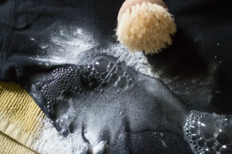 how to remove deodorant stains from black shirts quickly