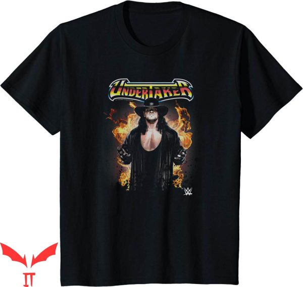 Hulk Hogan Rip T-Shirt Undertaker In Flames Poster