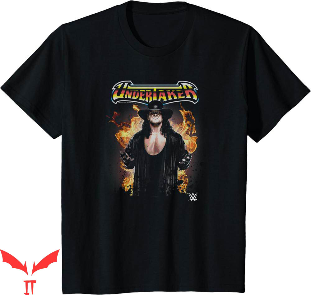 Hulk Hogan Rip T-Shirt Undertaker In Flames Poster Hulk Hogan Rip T-Shirt Undertaker In Flames Poster